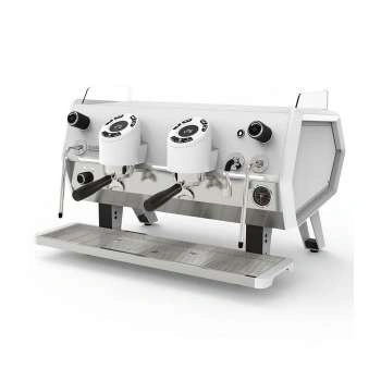 Кофемашина рожковая Sanremo D8 2 высокие группы, подсветка + Cold Touch, Total White, белая