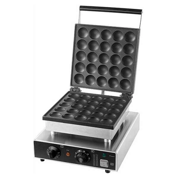 Вафельница для круглых и гонконгских вафель Kocateq GH 15HKS (25 ячеек Ø 45х15 мм)