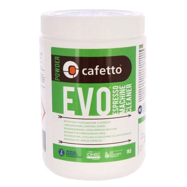 Средство для чистки рожковых кофемашин Cafetto Evo Powder 1 кг, органик