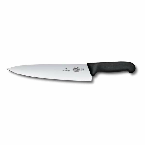 Универсальный нож Fibrox 19см ручка фиброкс черная Victorinox | 5.2003.19