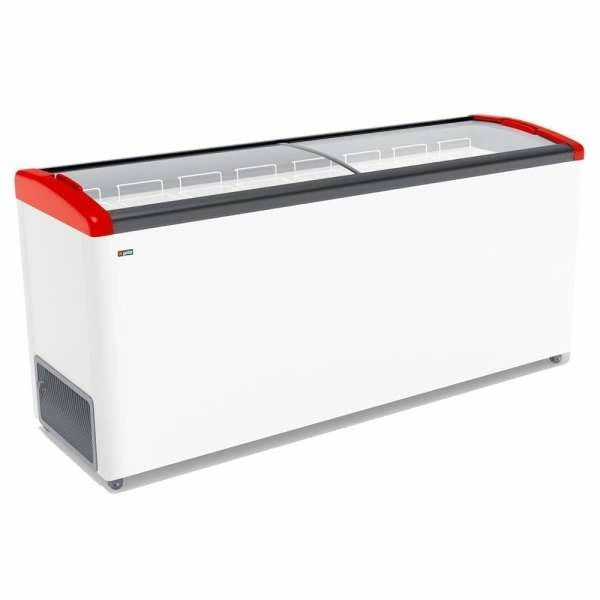 Ларь морозильный Gellar FG 775 E (FG 750 E) красный