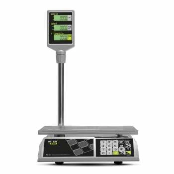 Весы торговые настольные M-ER 326 ACP-15.2 "Slim" LCD Белые