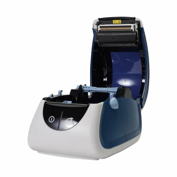 Термопринтер липких этикеток Mertech LP58 EVA RS232-USB Белые & blue