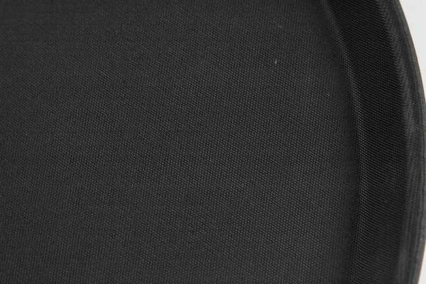 Поднос прорезиненный круглый 350х25мм черный Resto 1400CT Black