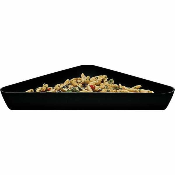 Салатник треугольный Cambro SFT1515 110 черный 38х50,8см