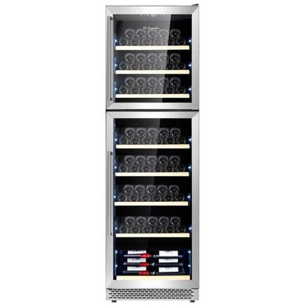 Шкаф винный двухзонный La Sommeliere MT166DP