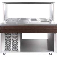 Салат-бар тепловой Luxstahl СБТ-1500 Premium (нерж)