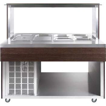 Салат-бар тепловой Luxstahl СБТ-1500 Premium (нерж)