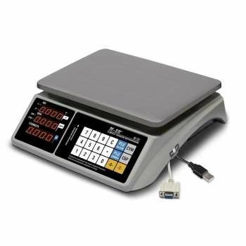 Весы торговые настольные M-ER 328 AC-6.1 "TOUCH-M" LED RS232 и USB