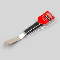 Лопатка кондитерская 15см изогнутая нерж с пласт. ручкой P.L. Proff Cuisine | GS-10308-150FS-BK101