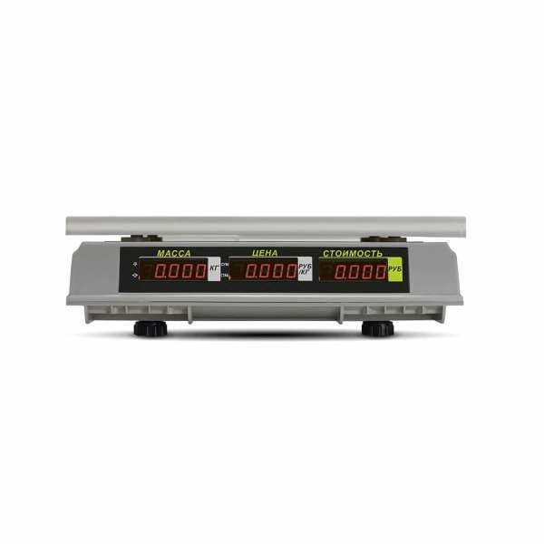 Весы торговые настольные M-ER 326 AC-15.2 "Slim" LED Белые