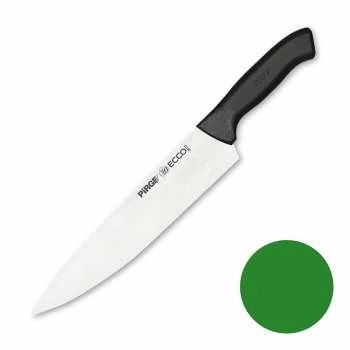 Нож поварской 25см зеленая ручка Pirge | 38172 green