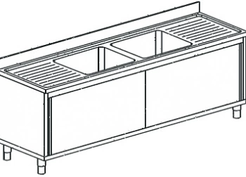 Ванна моечная Apach Chef Line L2S217-652WSD