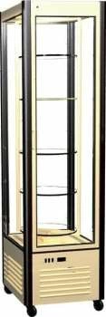 Витрина кондитерская Carboma R400Cвр (D4 VM 400-2) Inox (0430)