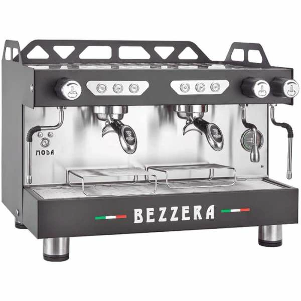 Кофемашина рожковая Bezzera MODA DE 2Gr экономайзер+подсветка, 220/380В, черная матовая