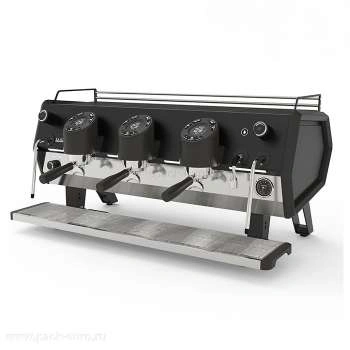 Кофемашина рожковая Sanremo D8 3 высокие группы, Total Black, подсветка + Cold Touch, черная