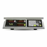 Весы торговые настольные M-ER 326 AC-15.2 "Slim" LED Белые
