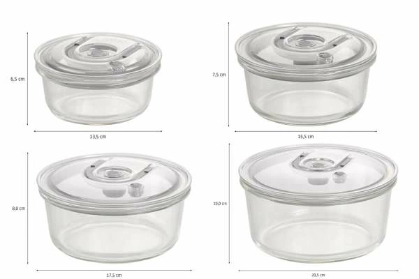 Набор вакуумных контейнеров CASO VacuBoxx R-set