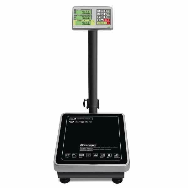 Весы торговые напольные M-ER 335 ACLP-150.20 "TURTLE" расчет стоимости LCD