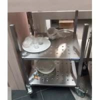 Стеллаж Камик Ст2Р 500х450х750 заканч. профилем, колеса