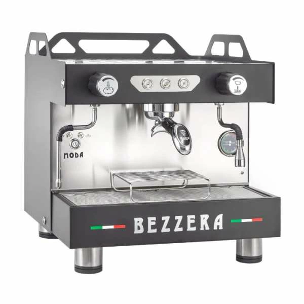 Кофемашина рожковая Bezzera MODA DE 1Gr экономайзер+подсветка, 220В, черная матовая