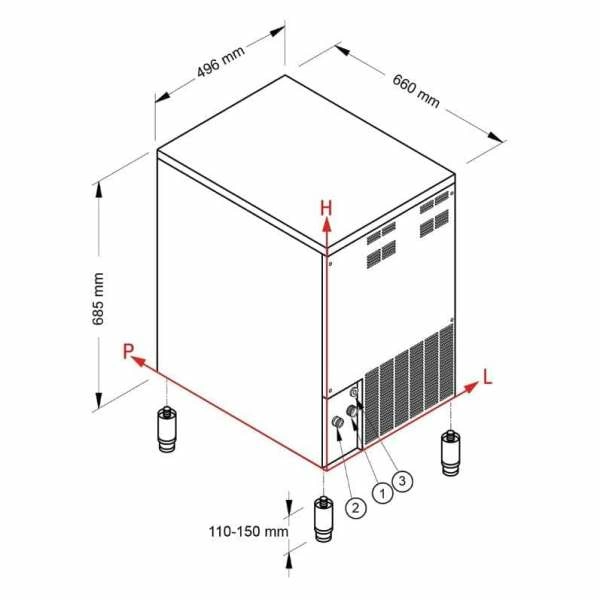Льдогенератор NTF SLF 190 A