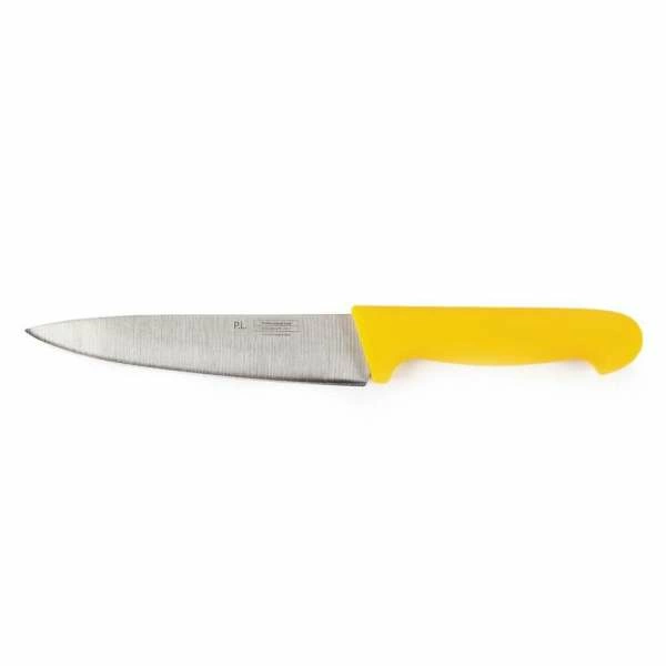 Нож PRO-Line поварской 16см желтая пластиковая ручка P.L. Proff Cuisine | KB-3801-160-YL201-RE-PL