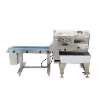 Промышленный слайсер с отводящим транспортером Hualian Machinery HLQPJ-304XL