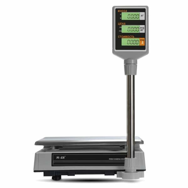 Весы торговые настольные M-ER 327 ACP-15.2 "Ceed" LCD Белые