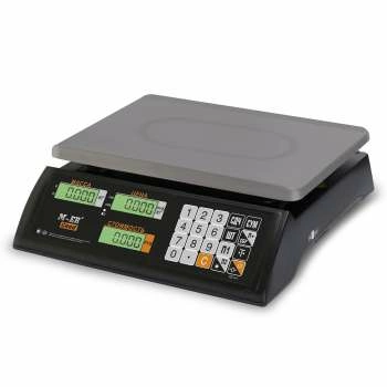 Весы торговые настольные M-ER 327 AC-15.2 "Ceed" LCD Черные