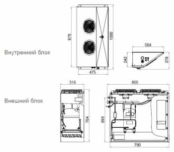 Сплит-система низкотемпературная Polair SB216P (1602107d)