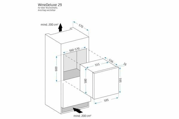 Шкаф винный CASO WineDeluxe E 29