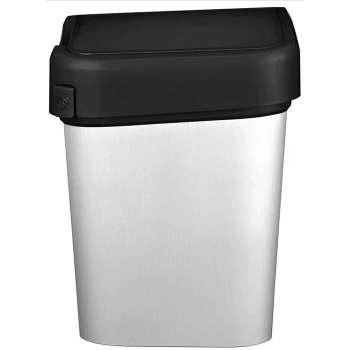 Бак для мусора Restola 435245813 SMART BIN PRO 50л (430x330x630мм), с крышкой маятник черный
