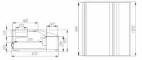 Витрина холодильная Carboma AC87 SV 1,0-1 (ВХСр-1,0 Cube Арго XL Техно) 9006-9005
