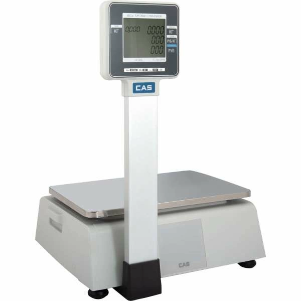 Весы торговые с печатью этикеток CAS CL3000J-06P