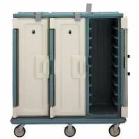 Тележка для доставки блюд на подносах, синевато-серая Cambro | MDC1418T30 401