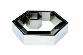Форма кондитерская "Шестиугольник" 21*24см h=5см нерж. MGSteel | CRHN3