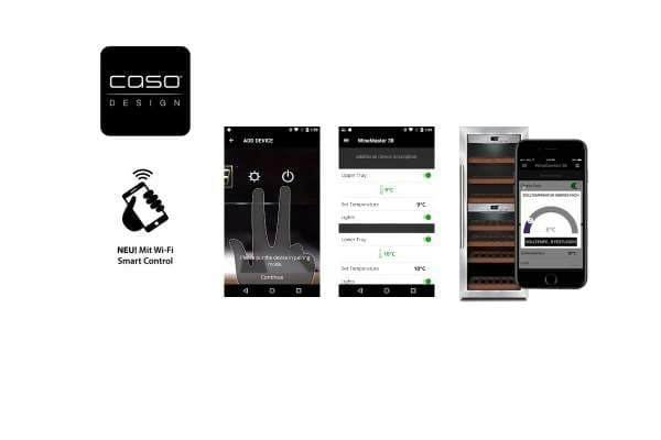 Шкаф винный CASO WineComfort 380 Smart