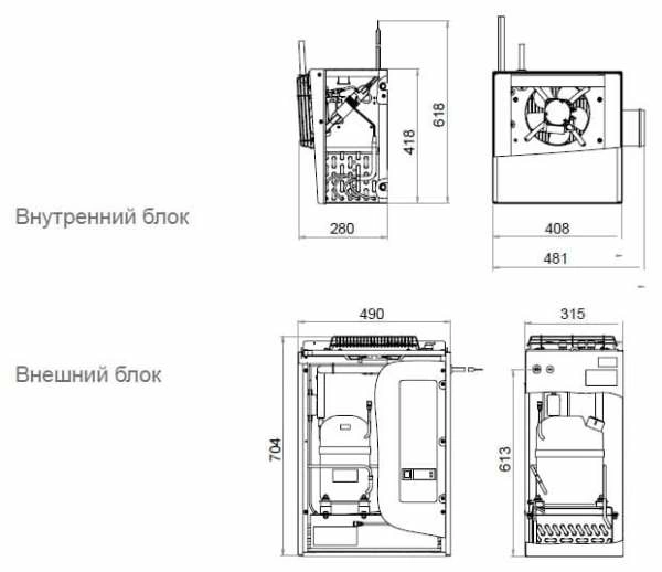 Сплит-система среднетемпературная Polair SM113S (1601037d)
