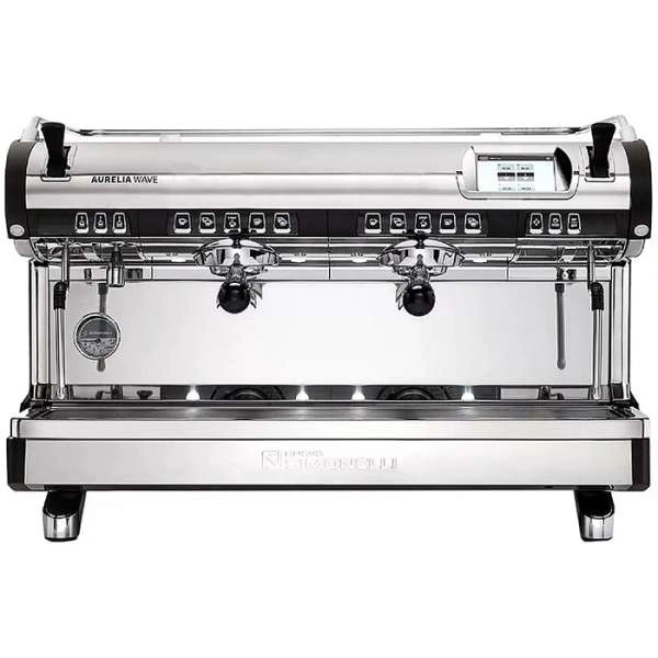 Кофемашина рожковая Nuova Simonelli Aurelia Wave 2Gr V черная, высокие группы, LED