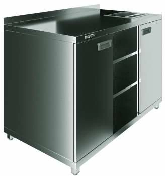 Барная станция для кофемашин Restoinox БСНКР-12/6-БП с нок-бокс