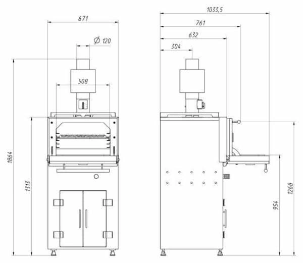 Печь на твердом топливе Voldone BCJ-25L с гидрофильтром UHF-45