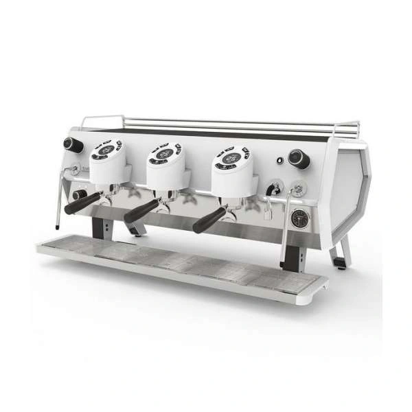 Кофемашина рожковая Sanremo D8 3 высокие группы, Total White, подсветка + Cold Touch, белая