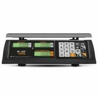 Весы торговые настольные M-ER 327 AC-15.2 "Ceed" LCD Черные