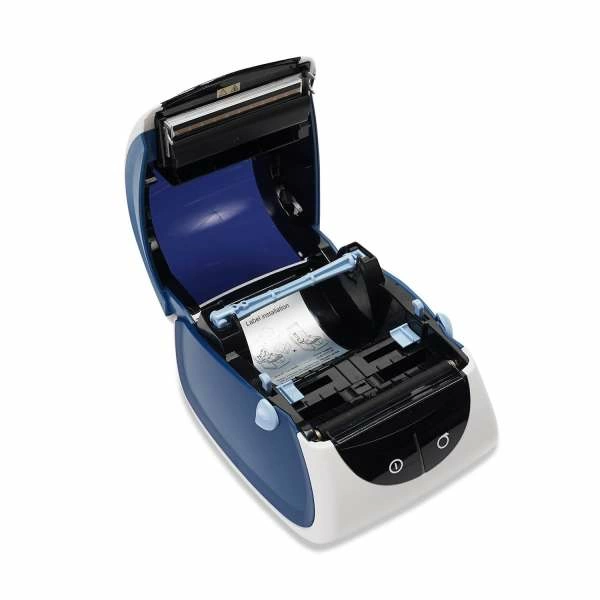 Термопринтер липких этикеток MPRINT LP80 EVA RS232-USB Белые & blue