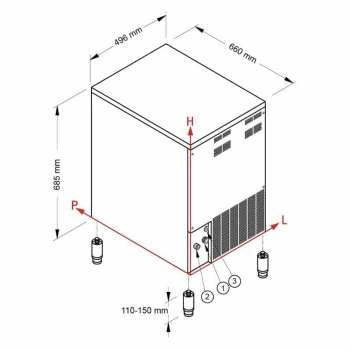 Льдогенератор NTF SLF 190 W