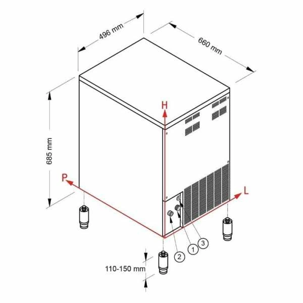 Льдогенератор NTF SLF 190 W