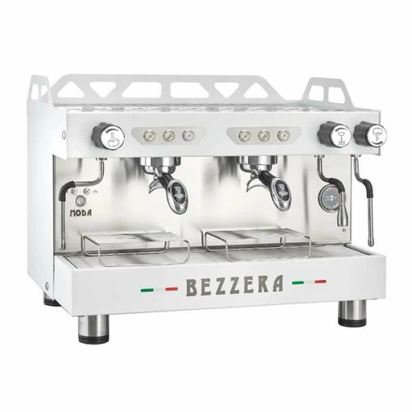 Кофемашина рожковая Bezzera MODA PM 2Gr экономайзер+подсветка, 220/380В, белая