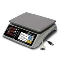 Весы торговые настольные M-ER 328 AC-15.2 "TOUCH-M" LED RS232 и USB